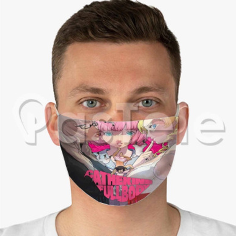 Catherine Full Body Custom Fabric Face Mask Polyester Two Layers Cloth