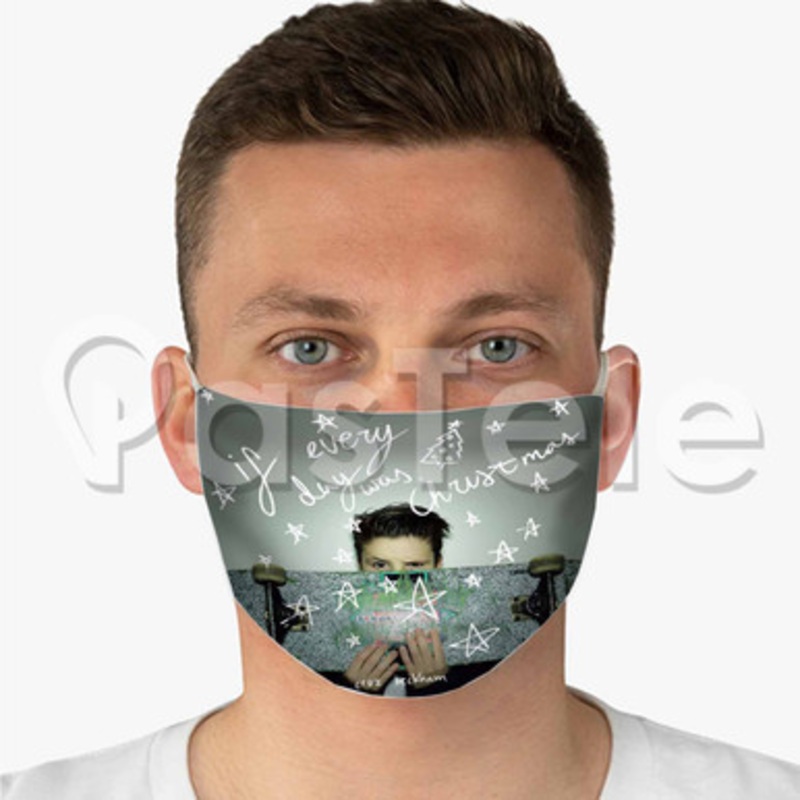 Cruz Beckham If Everyday Was Christmas Custom Fabric Face Mask Polyester Two Layers Cloth
