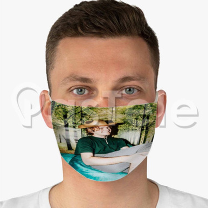 Dayglow Custom Fabric Face Mask Polyester Two Layers Cloth