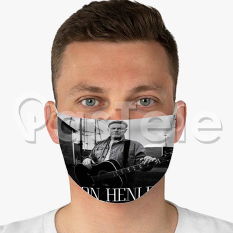Don Henley Custom Fabric Face Mask Polyester Two Layers Cloth