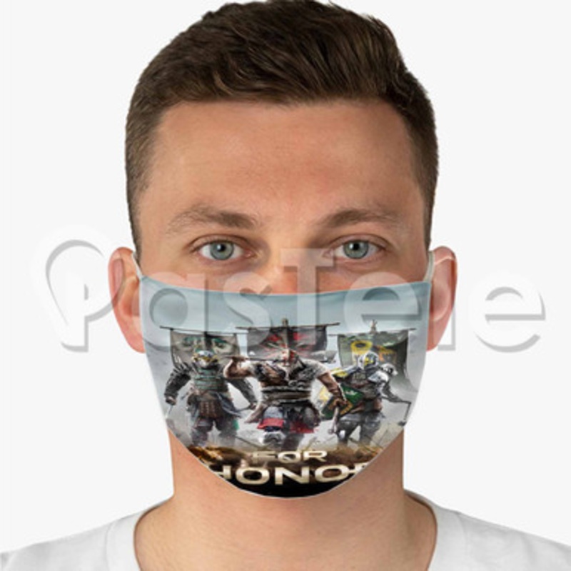 For Honor Custom Fabric Face Mask Polyester Two Layers Cloth