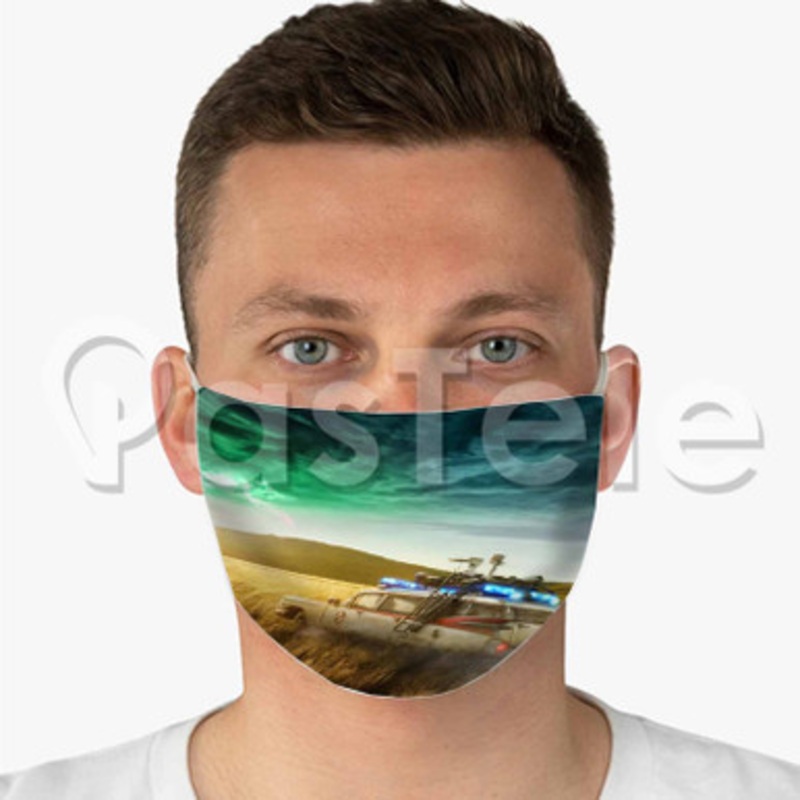 Ghostbusters 3 Afterlife Custom Fabric Face Mask Polyester Two Layers Cloth