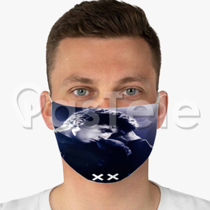 Jamie xx Custom Fabric Face Mask Polyester Two Layers Cloth