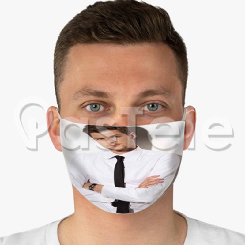 Jim Chapman Custom Fabric Face Mask Polyester Two Layers Cloth
