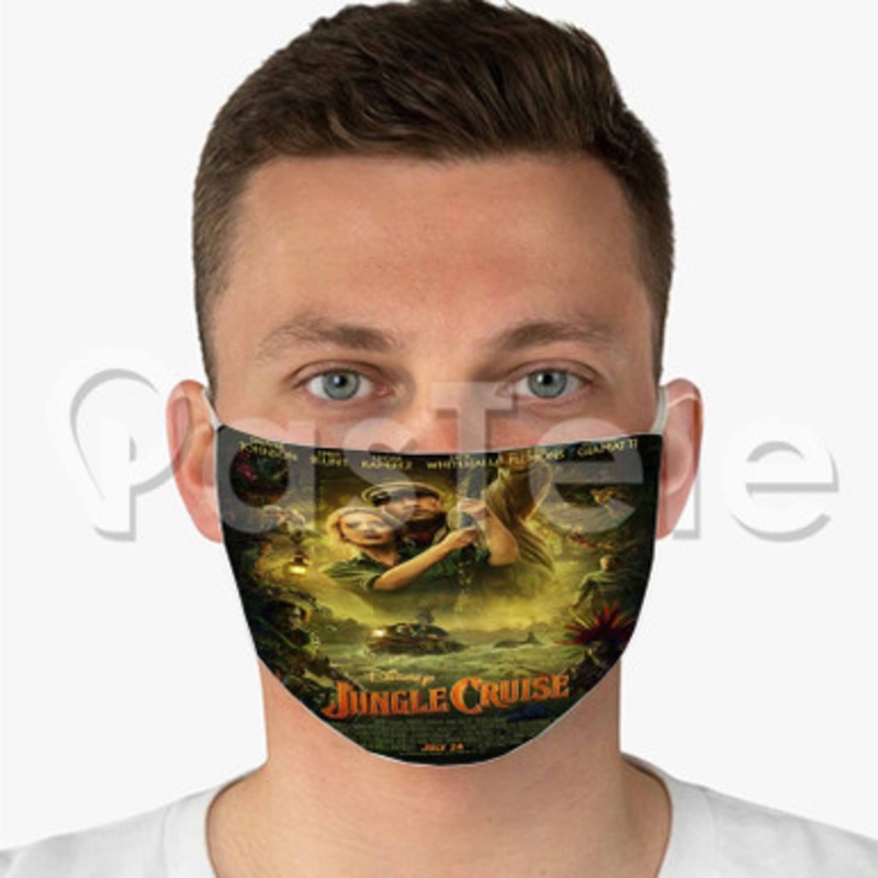 Jungle Cruise Custom Fabric Face Mask Polyester Two Layers Cloth