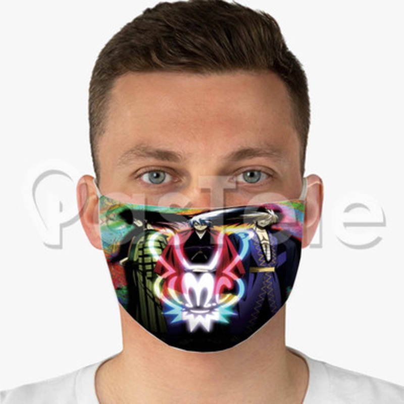 Nura Rise of the Yokai Clan Demon Capital Custom Fabric Face Mask Polyester Two Layers Cloth