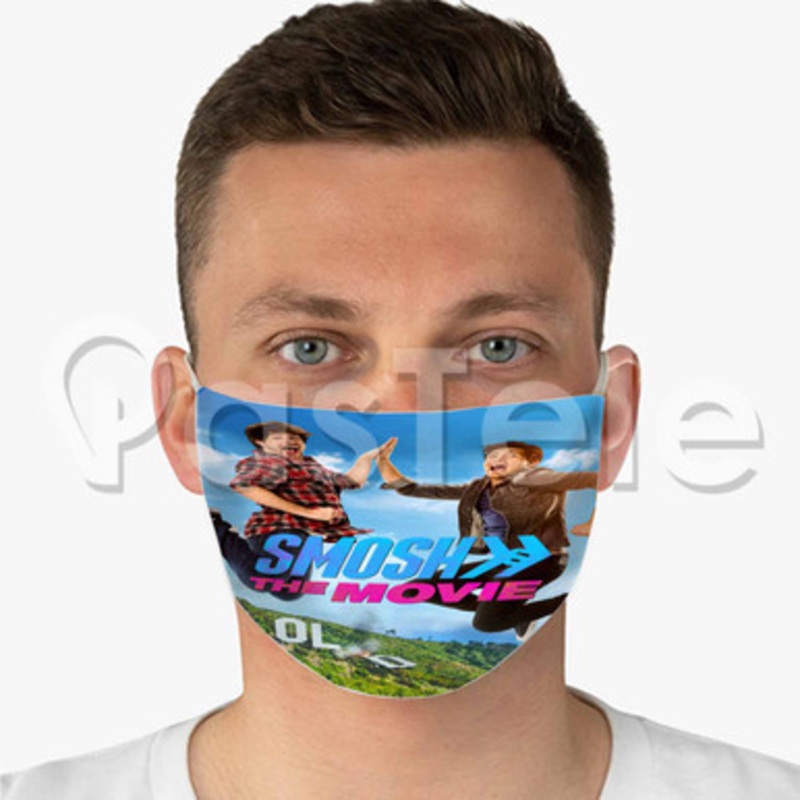 Smosh Custom Fabric Face Mask Polyester Two Layers Cloth