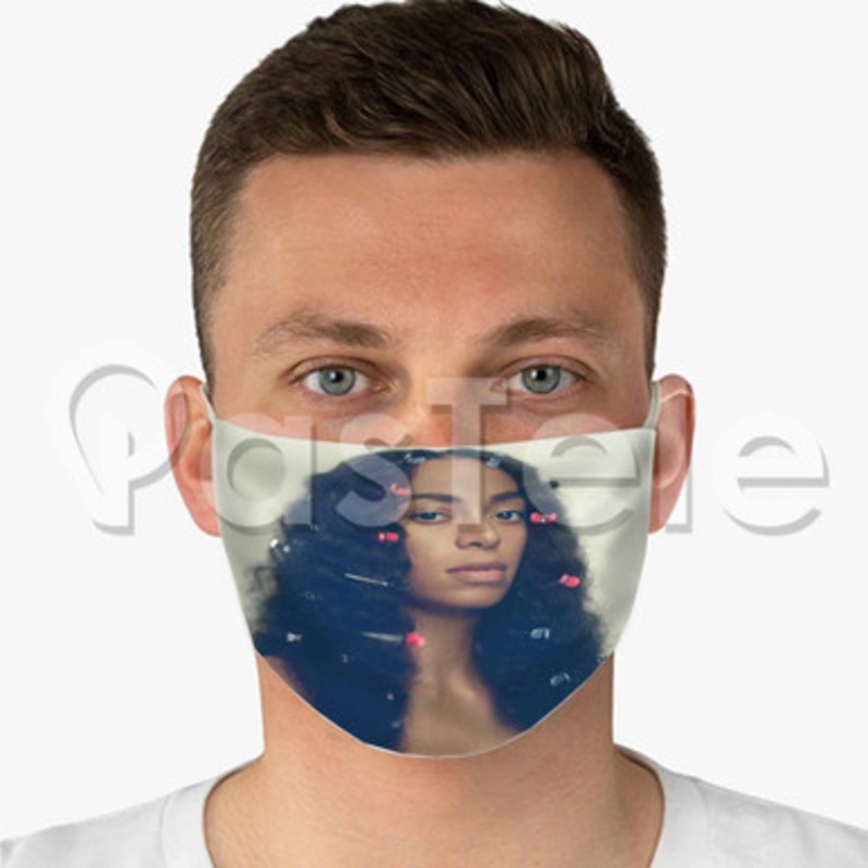Solange Don t Touch My Hair Custom Fabric Face Mask Polyester Two Layers Cloth
