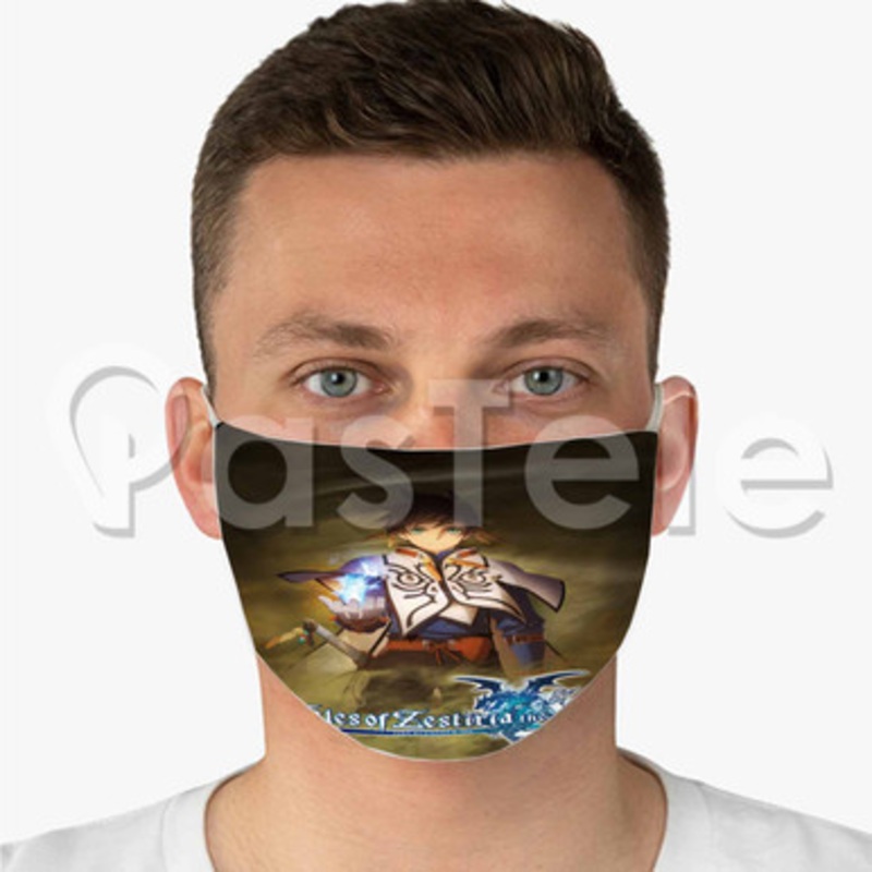 Tales of Zestiria X Custom Fabric Face Mask Polyester Two Layers Cloth