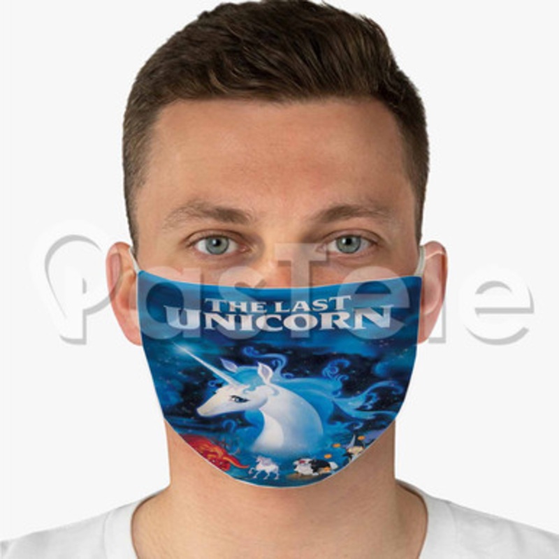 The Last Unicorn Custom Fabric Face Mask Polyester Two Layers Cloth