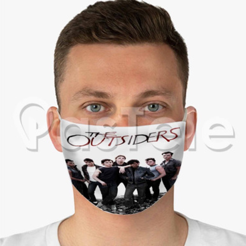 The Outsiders Custom Fabric Face Mask Polyester Two Layers Cloth