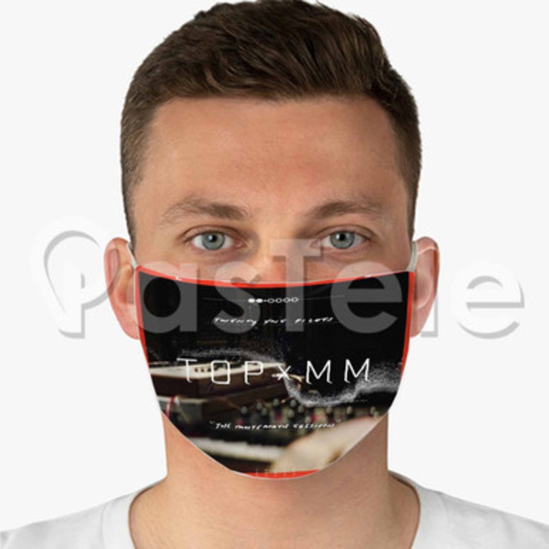 Twentu One Pilots TOPx MM Custom Fabric Face Mask Polyester Two Layers Cloth