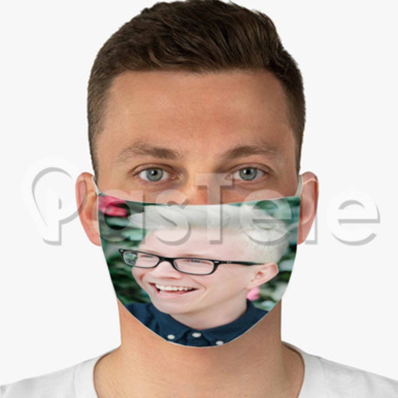 Tyler Oakley 2 Custom Fabric Face Mask Polyester Two Layers Cloth