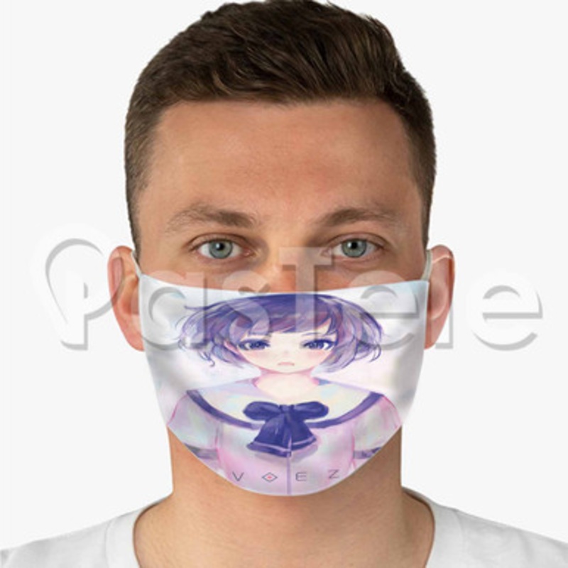 VOEZ Custom Fabric Face Mask Polyester Two Layers Cloth