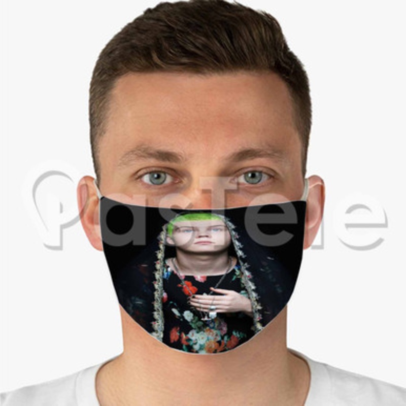 Yung Lean Custom Fabric Face Mask Polyester Two Layers Cloth