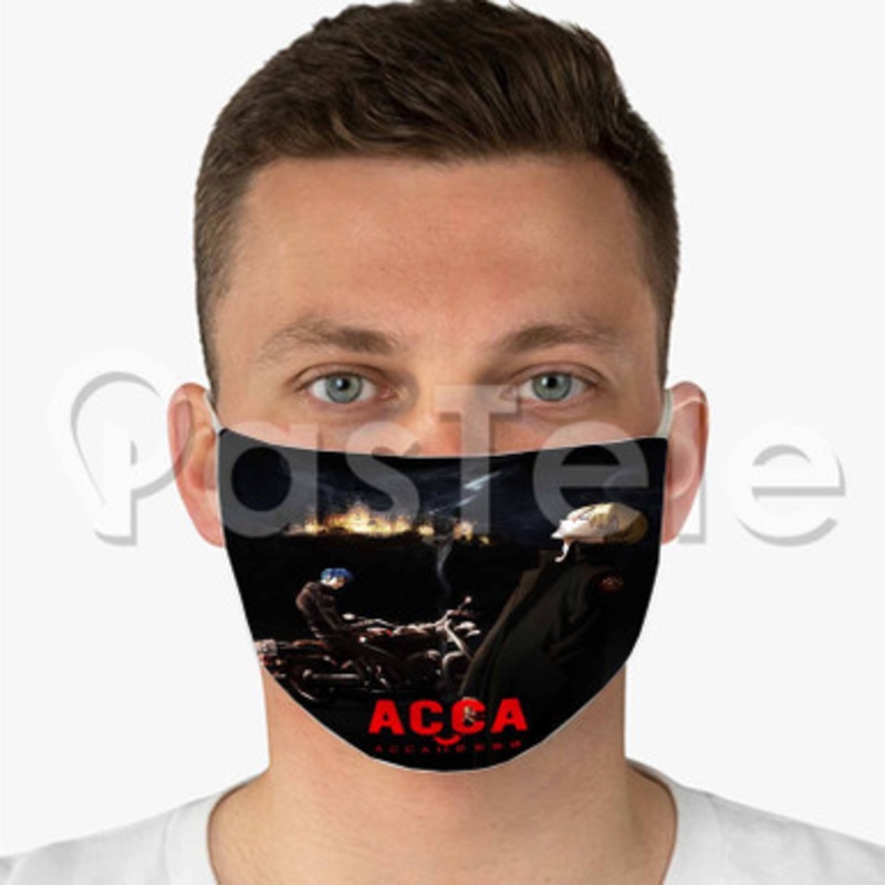 ACCA 13 Territory Inspection Dept Custom Fabric Face Mask Polyester Two Layers Cloth
