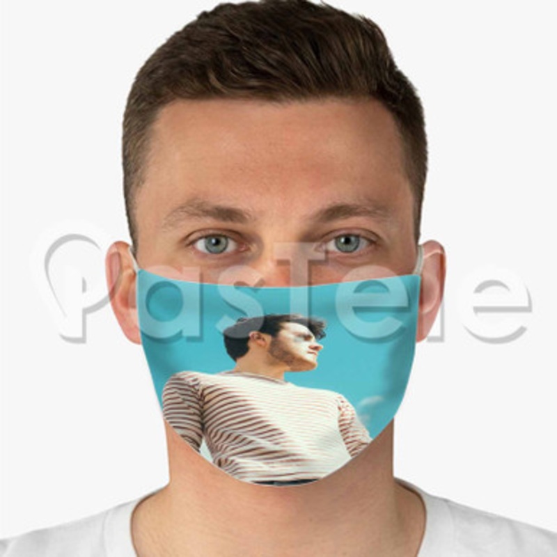 Alfie Deyes Custom Fabric Face Mask Polyester Two Layers Cloth