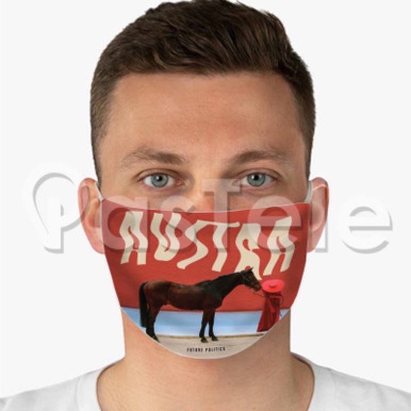Austra Future Politics Custom Fabric Face Mask Polyester Two Layers Cloth