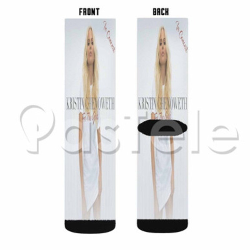 Kristin Chenoweth For The Girls Custom Personalized Sublimation Printed Socks Polyester Acrylic Nylon Spandex