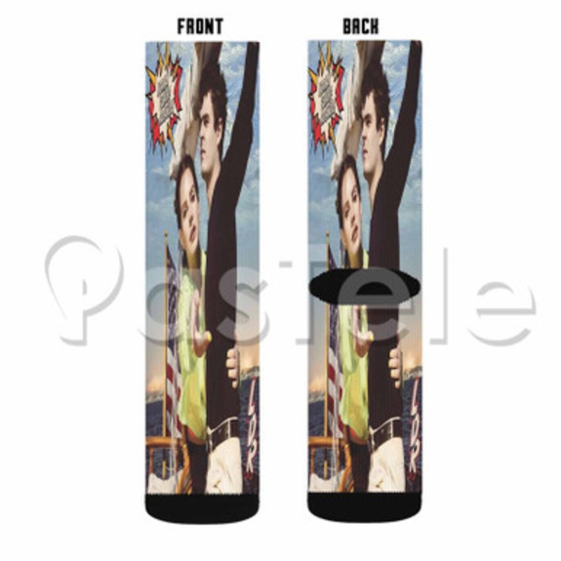 Lana Del Rey NFR Custom Personalized Sublimation Printed Socks Polyester Acrylic Nylon Spandex