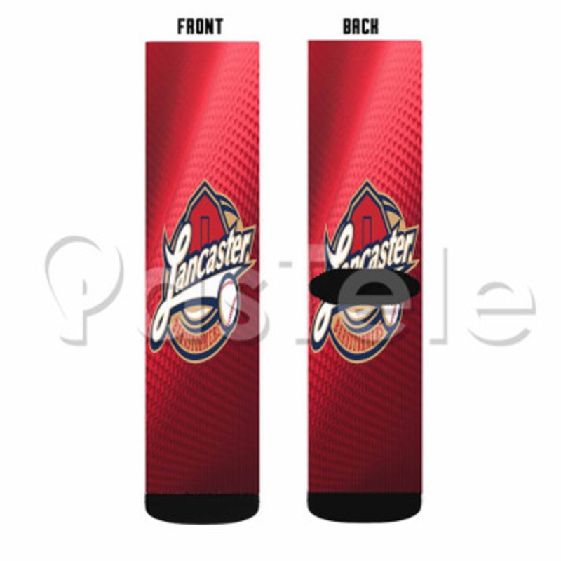 Lancaster Barnstormers Custom Personalized Sublimation Printed Socks Polyester Acrylic Nylon Spandex