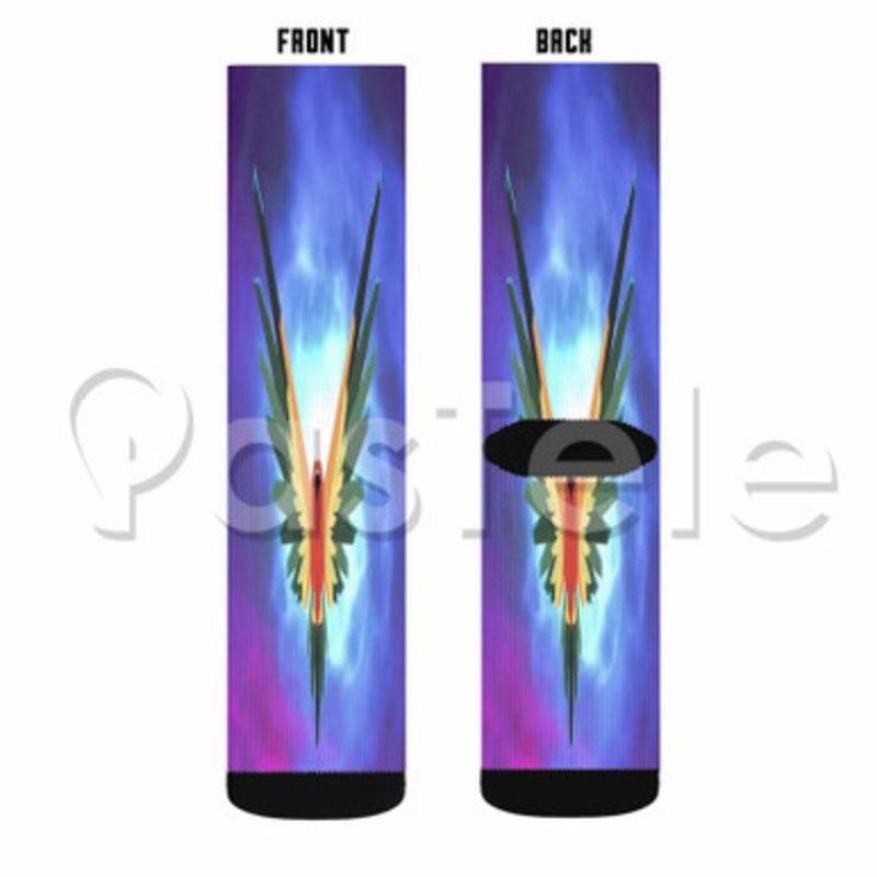 logan paul nebula Custom Personalized Sublimation Printed Socks Polyester Acrylic Nylon Spandex