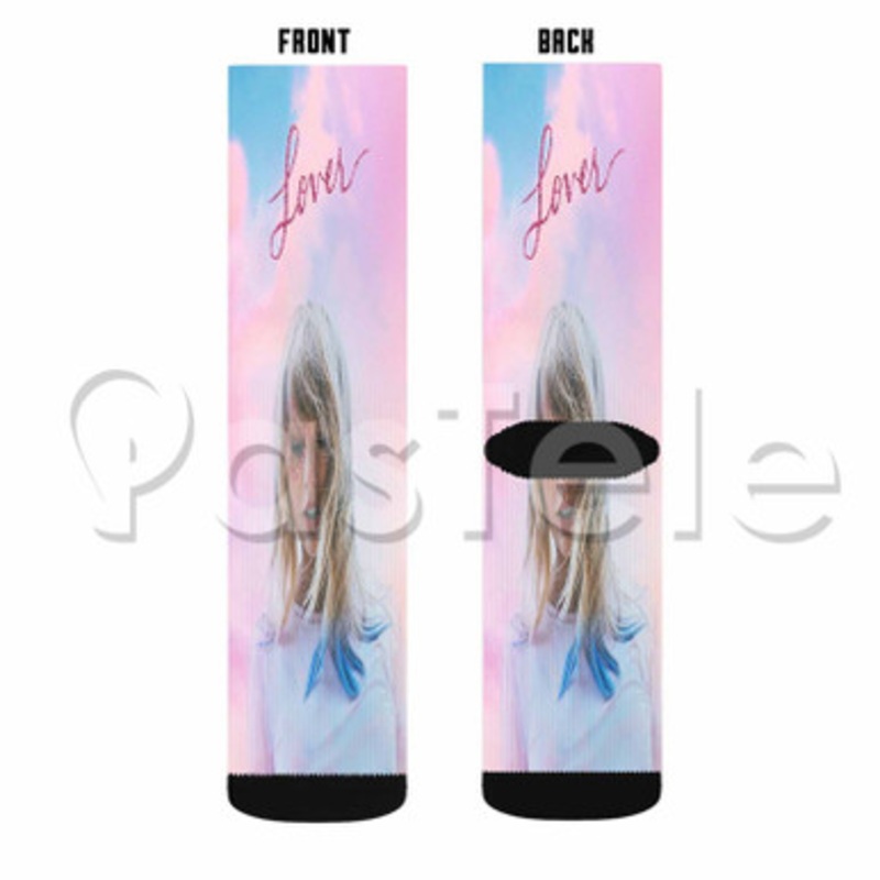 Lover Custom Personalized Sublimation Printed Socks Polyester Acrylic Nylon Spandex