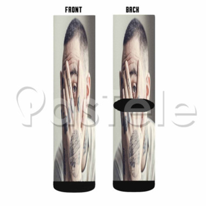 mac miller Custom Personalized Sublimation Printed Socks Polyester Acrylic Nylon Spandex