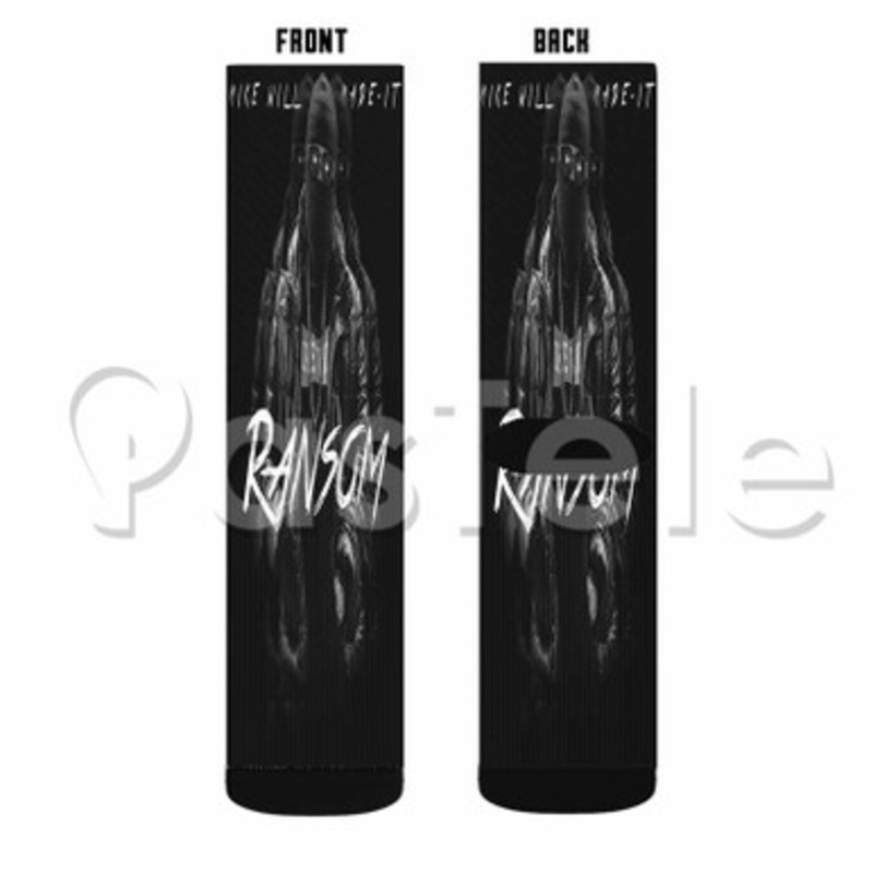 Mike Wi LL Made It Custom Personalized Sublimation Printed Socks Polyester Acrylic Nylon Spandex