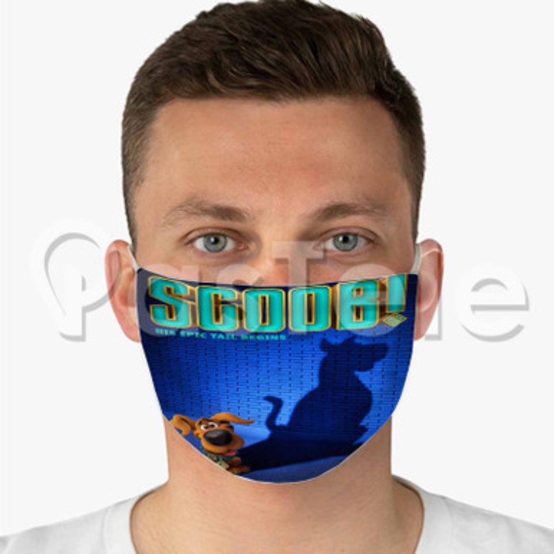 Scoob Custom Fabric Face Mask Polyester Two Layers Cloth