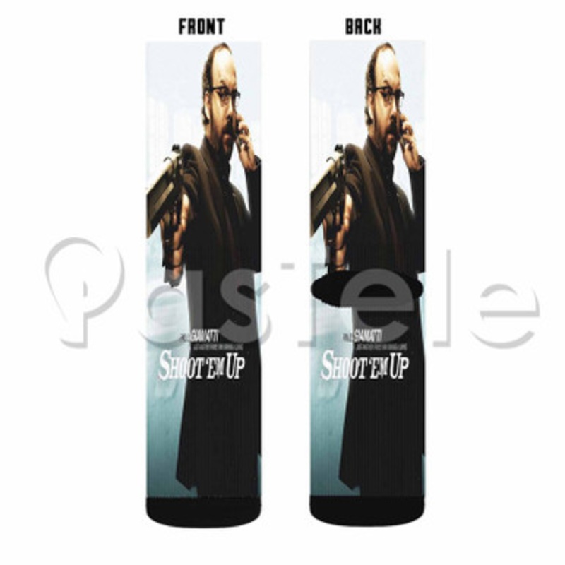 Shoot em Up Custom Personalized Sublimation Printed Socks Polyester Acrylic Nylon Spandex