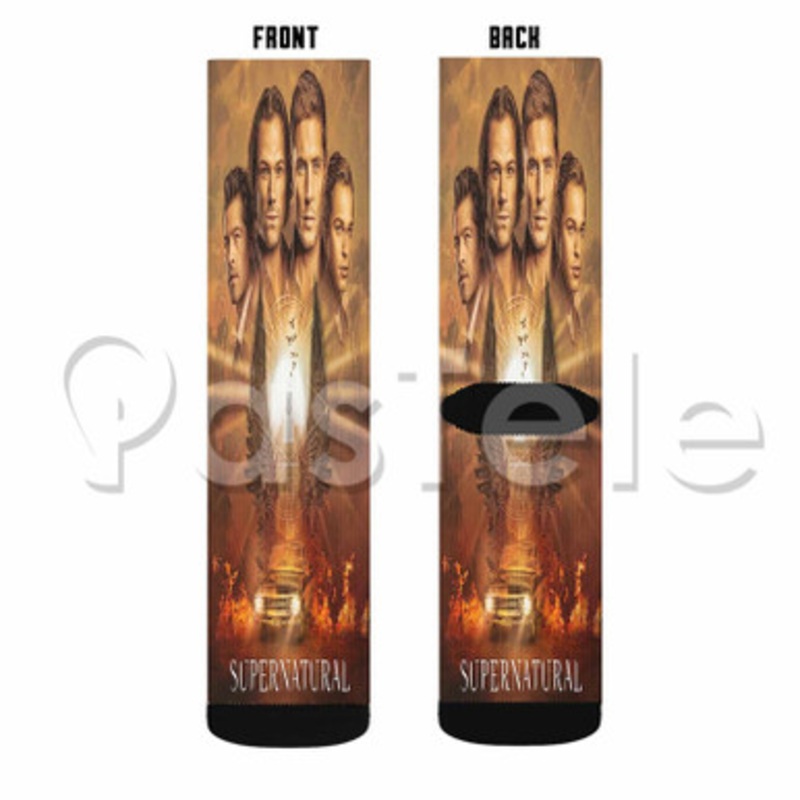 Supernatural Season 15 Custom Personalized Sublimation Printed Socks Polyester Acrylic Nylon Spandex