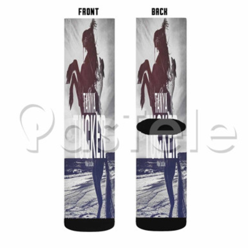 Tanya Tucker While I m Livin Custom Personalized Sublimation Printed Socks Polyester Acrylic Nylon Spandex