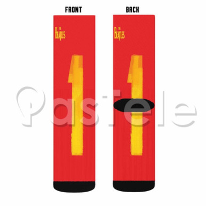 The Beatles 1 Custom Personalized Sublimation Printed Socks Polyester Acrylic Nylon Spandex