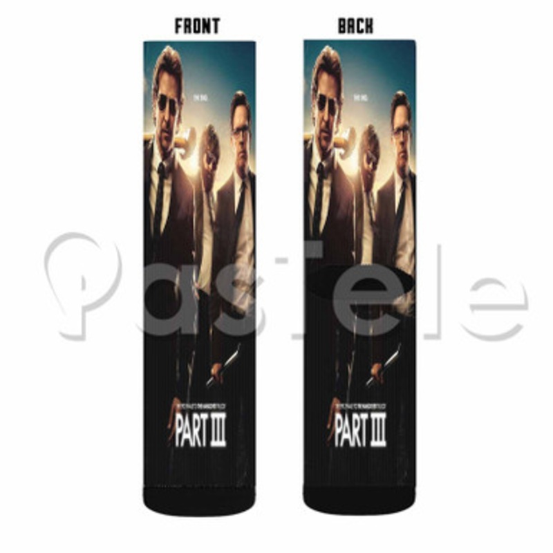 The Hangover Part III Custom Personalized Sublimation Printed Socks Polyester Acrylic Nylon Spandex
