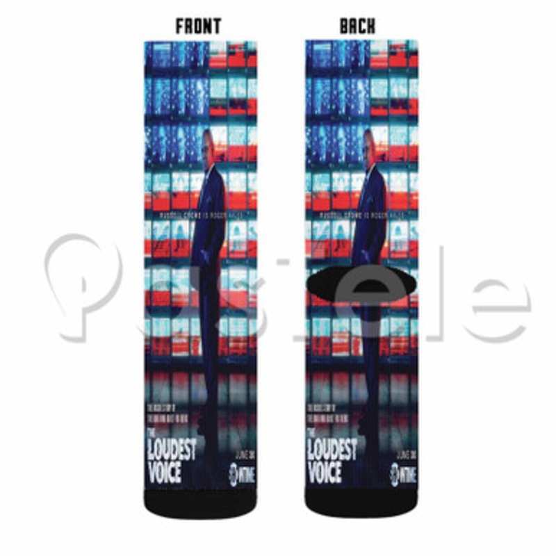 The Loudest Voice Custom Personalized Sublimation Printed Socks Polyester Acrylic Nylon Spandex
