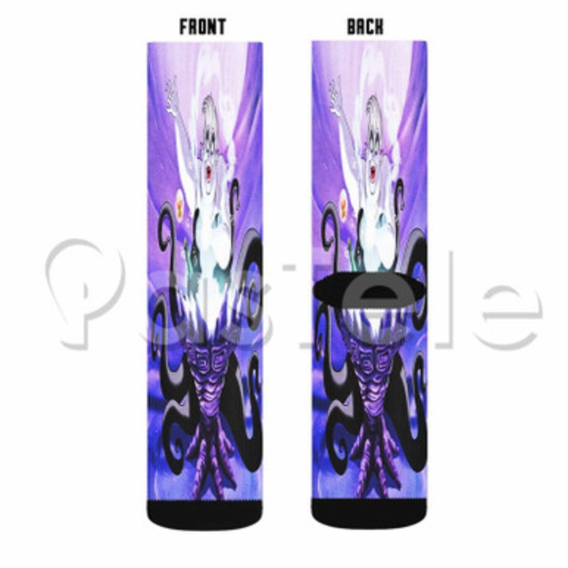 ursula Custom Personalized Sublimation Printed Socks Polyester Acrylic Nylon Spandex
