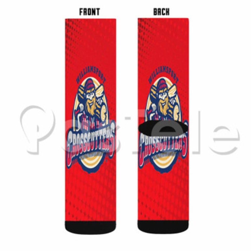 Williamsport Crosscutters Custom Personalized Sublimation Printed Socks Polyester Acrylic Nylon Spandex