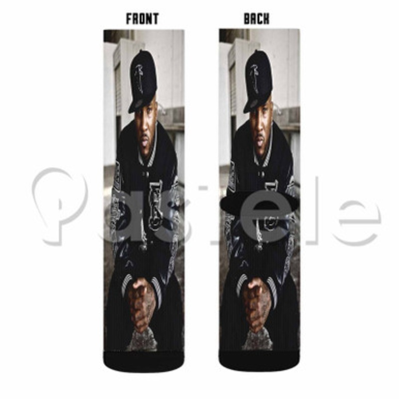 Young Jeezy Custom Personalized Sublimation Printed Socks Polyester Acrylic Nylon Spandex