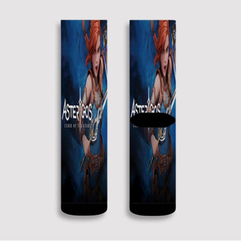 Pastele Asterigos Curse Of The Stars Custom Socks Sublimation Awesome Printed Sports Elite Socks Polyester Cushioned Bottoms Gym Gymnastic Running Yoga School Skatebording Basketball Spandex
