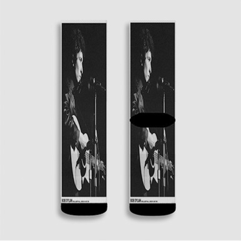 Pastele Bob Dylan 1965 Custom Socks Sublimation Awesome Printed Sports Elite Socks Polyester Cushioned Bottoms Gym Gymnastic Running Yoga School Skatebording Basketball Spandex