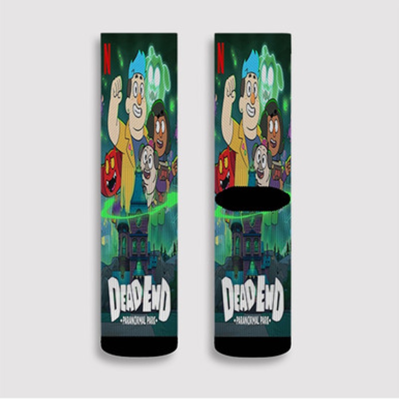 Pastele Dead End Paranormal Park Custom Socks Sublimation Awesome Printed Sports Elite Socks Polyester Cushioned Bottoms Gym Gymnastic Running Yoga School Skatebording Basketball Spandex