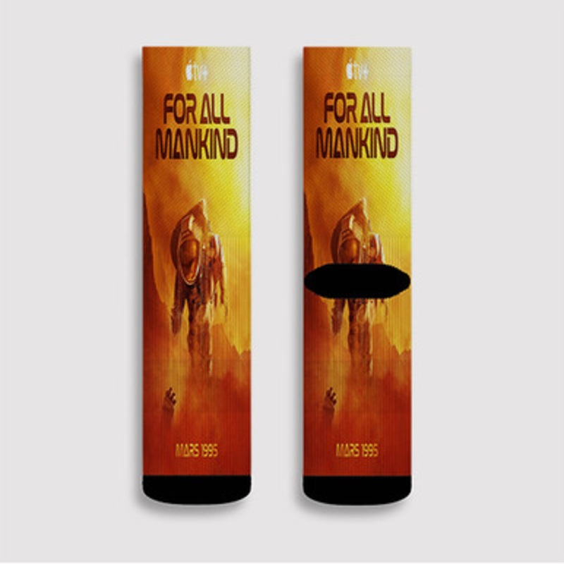 Pastele For All Mankind Custom Socks Sublimation Awesome Printed Sports Elite Socks Polyester Cushioned Bottoms Gym Gymnastic Running Yoga School Skatebording Basketball Spandex