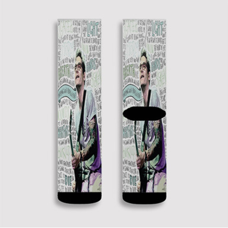 Pastele John Mayer Lyrics Custom Socks Sublimation Awesome Printed Sports Elite Socks Polyester Cushioned Bottoms Gym Gymnastic Running Yoga School Skatebording Basketball Spandex