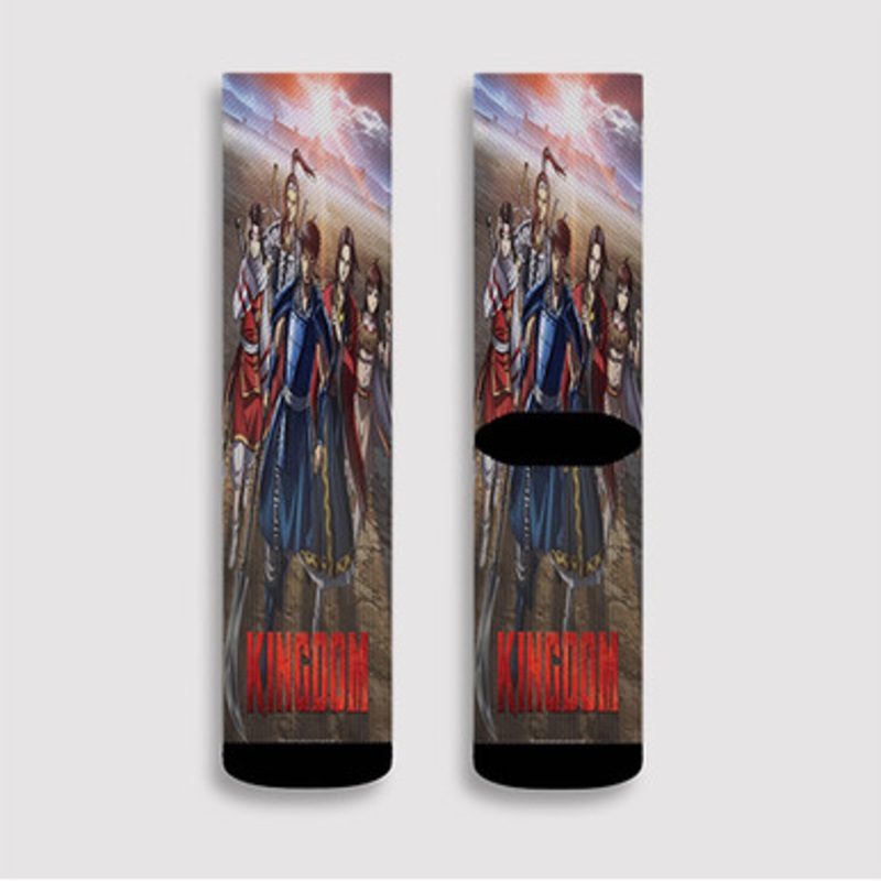 Pastele Kingdom 4th Season Custom Socks Sublimation Awesome Printed Sports Elite Socks Polyester Cushioned Bottoms Gym Gymnastic Running Yoga School Skatebording Basketball Spandex