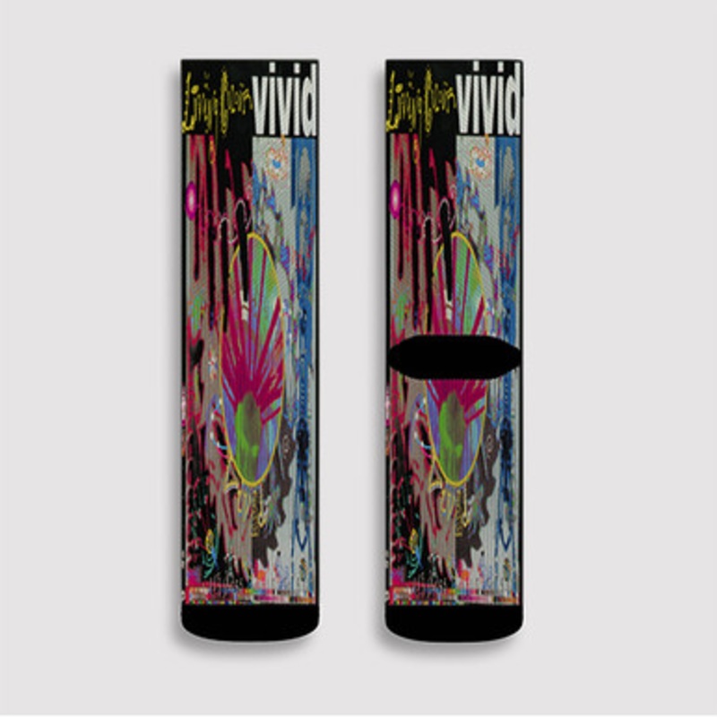 Pastele Living Colour Vivid Custom Socks Sublimation Awesome Printed Sports Elite Socks Polyester Cushioned Bottoms Gym Gymnastic Running Yoga School Skatebording Basketball Spandex