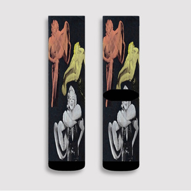 Pastele Marilyn Monroe 1957 Custom Socks Sublimation Awesome Printed Sports Elite Socks Polyester Cushioned Bottoms Gym Gymnastic Running Yoga School Skatebording Basketball Spandex