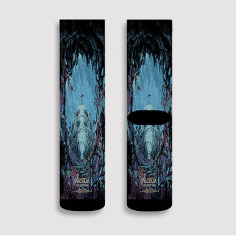 Pastele Nausicaa Of The Valley Of The Wind Custom Socks Sublimation Awesome Printed Sports Elite Socks Polyester Cushioned Bottoms Gym Gymnastic Running Yoga School Skatebording Basketball Spandex