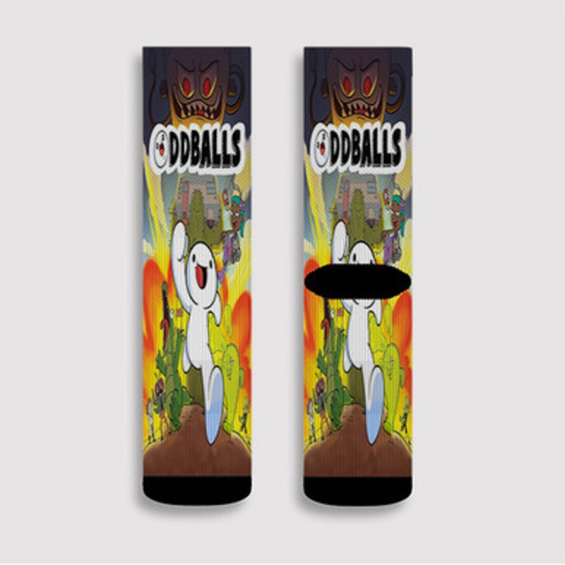 Pastele Oddballs Custom Socks Sublimation Awesome Printed Sports Elite Socks Polyester Cushioned Bottoms Gym Gymnastic Running Yoga School Skatebording Basketball Spandex