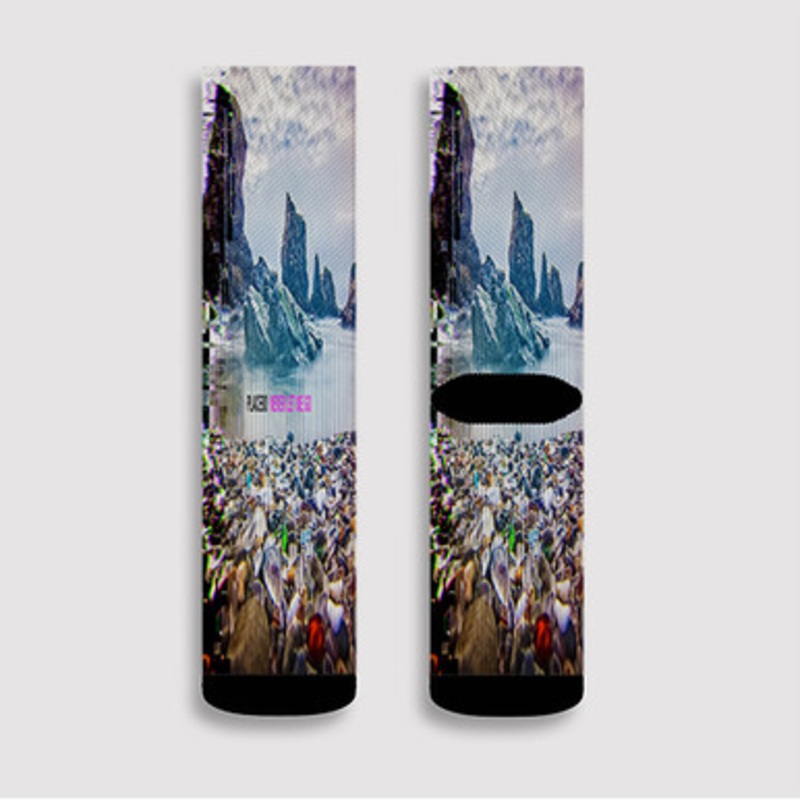 Pastele Placebo Never Let Me Go Custom Socks Sublimation Awesome Printed Sports Elite Socks Polyester Cushioned Bottoms Gym Gymnastic Running Yoga School Skatebording Basketball Spandex